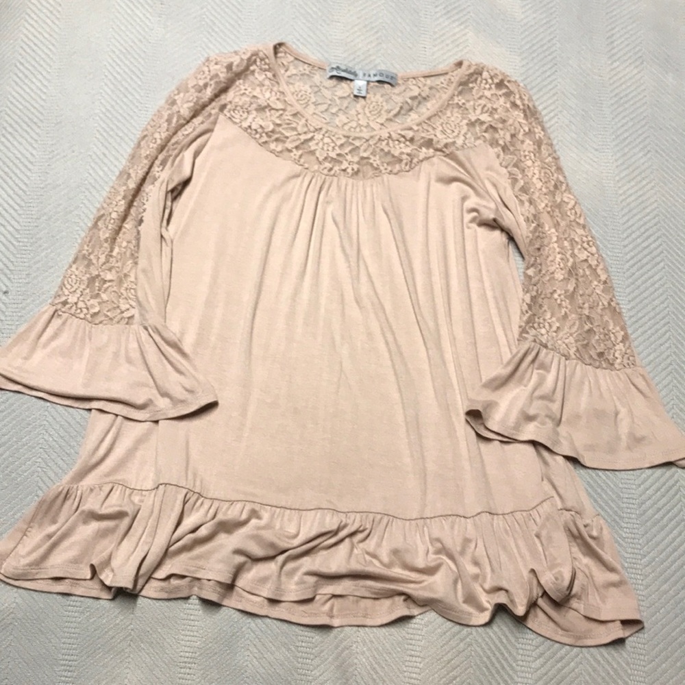 🦖 4/$15 Muted Pink Top